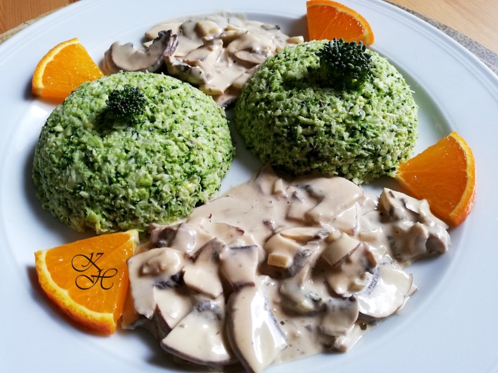 brokkoli champignon sahnesauce